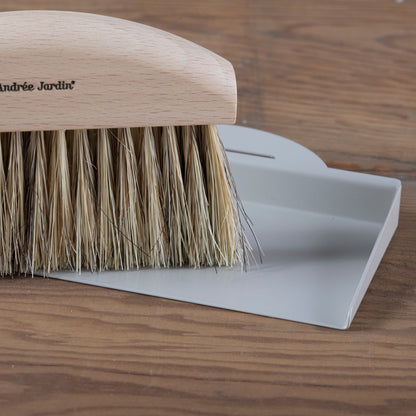 Table Brush and Dustpan Set, Grey